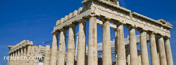 古希腊三大建筑柱式：多立克/爱奥尼/科林斯