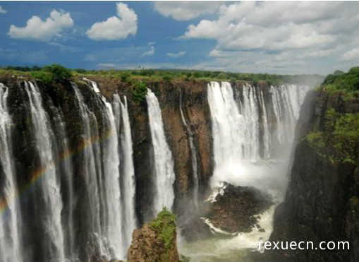 维多利亚瀑布，赞比西河，赞比亚/津巴布韦