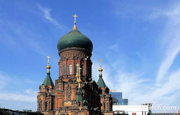 哈尔滨7大必去旅游景点排名2、圣索菲亚教堂